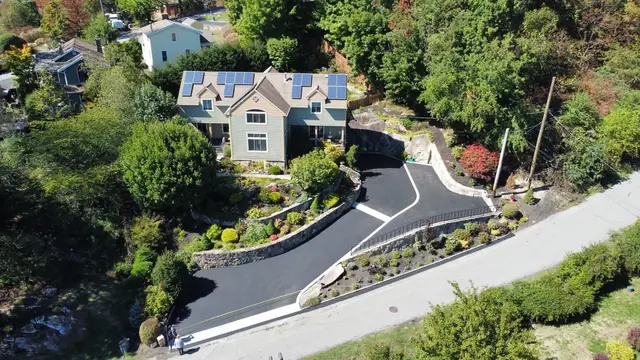 Asphalt Driveway Paving project by Pisa Paving