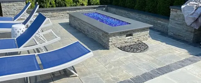 Driveway and walkway