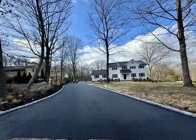 Driveway to the road